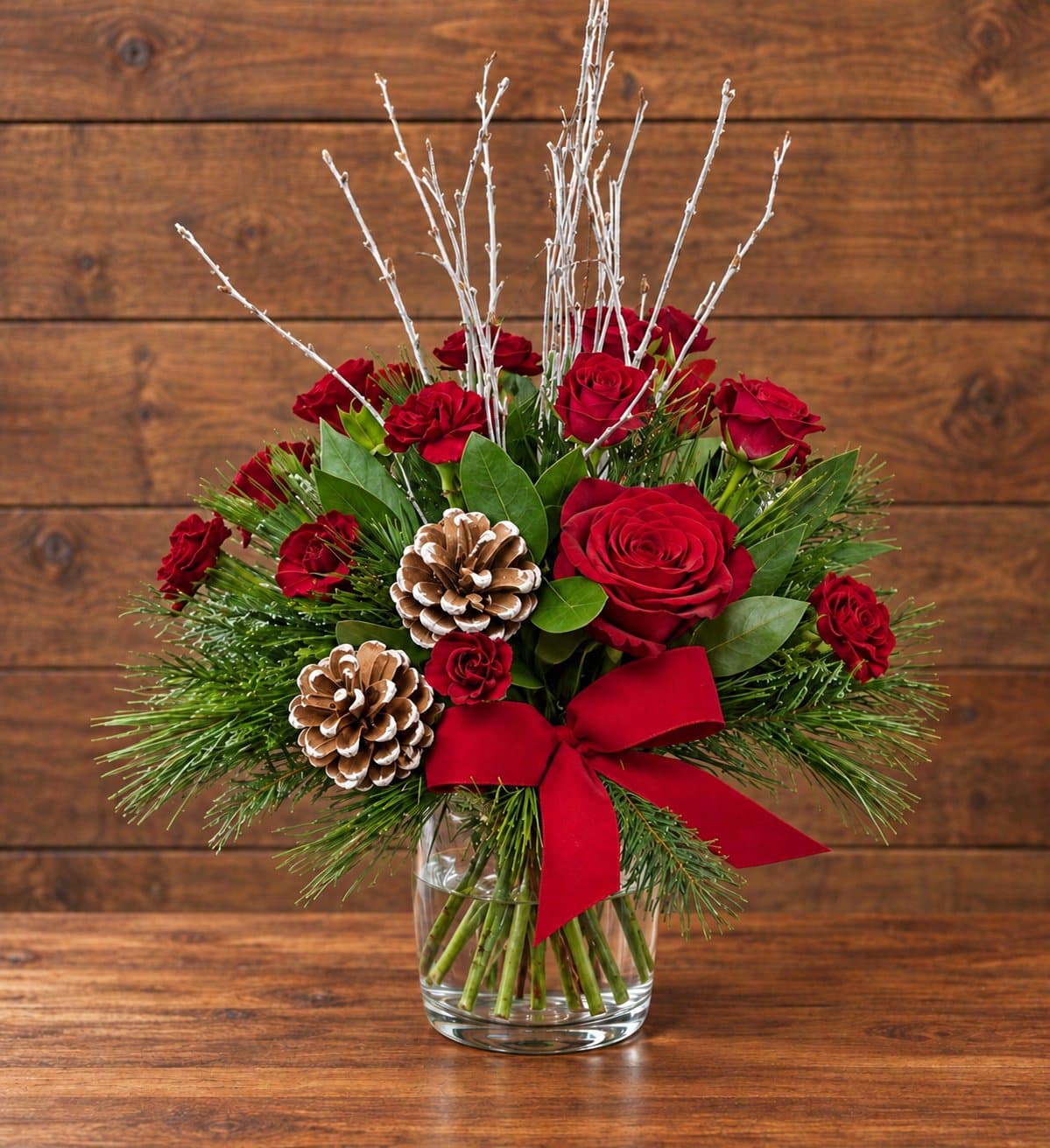 Winter Rose Charm